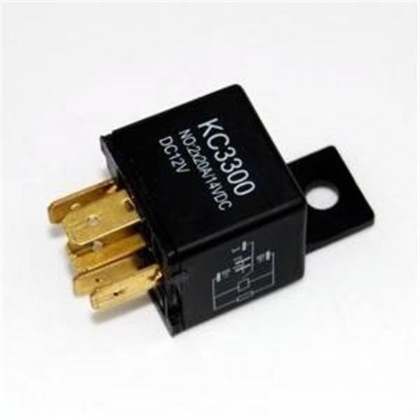 KC Hilites 3300 40A 5 Pole Relay Kit - Black, Kc Hilites, Mfr#: KCH3300