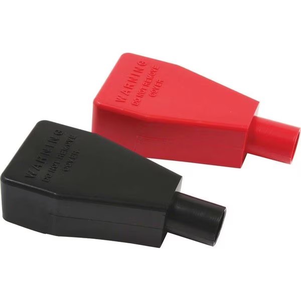 Battery Terminal Covers; Red & Black, Allstar, Mfr#: ALL76150