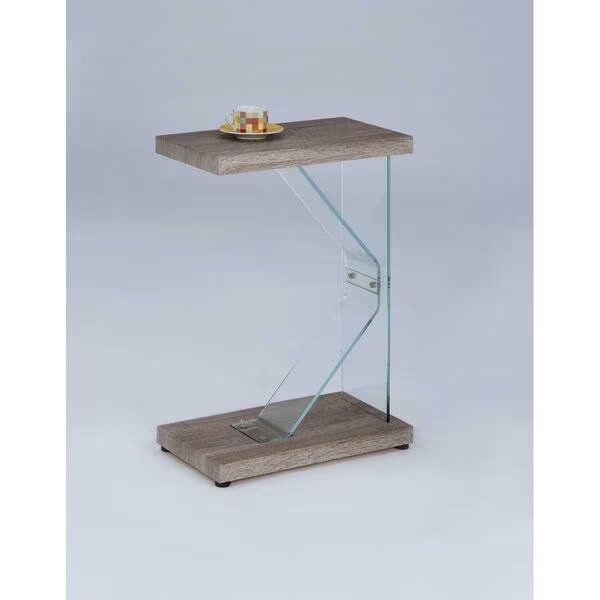 Chair Side Table, Weathered Taupe, Myco Furniture, Mfr#: 8703