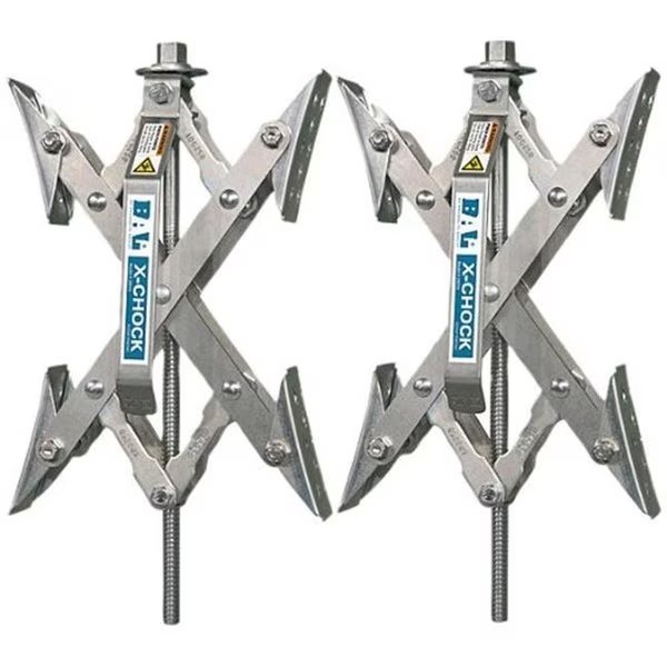 BAL RV Products BAL28012 X-Chock Tire Locking Chock Double Pack with One Handle, Bal Rv Products, Mfr#: BAL28012