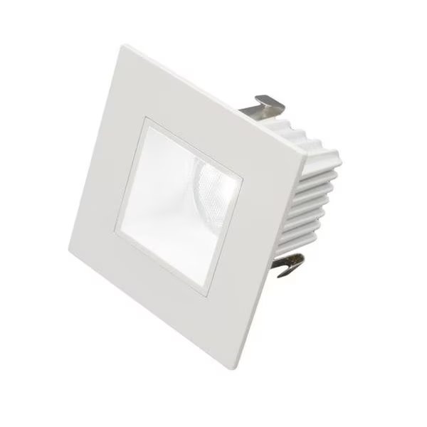 NICOR Lighting DQR2-10-120-4K-WH 2 in. Square LED Downlight in White - 4000K, Nicor Lighting, Mfr#: DQR2-10-120-4K-WH