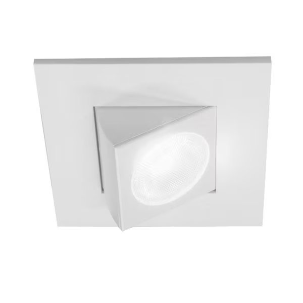 2 in. Square Eyeball LED Downlight in White - 2700K, Lucent, Mfr#: LU660429