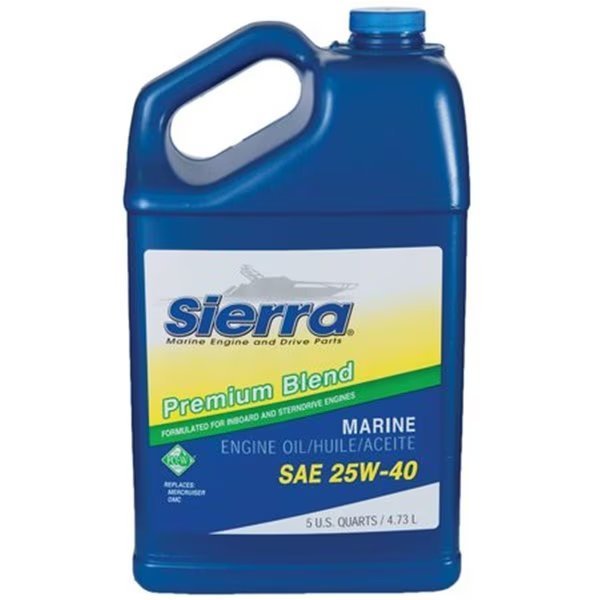 5 qt. 25W40 Sterndrive Oil, Sierra International, Mfr#: SI380013