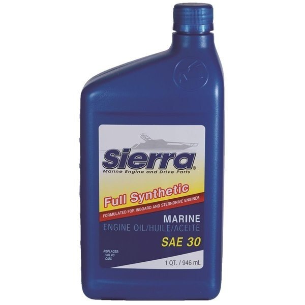 18-9410-2 SAE 30 Full Synthetic Marine Engine Oil, Sierra International, Mfr#: SI380444