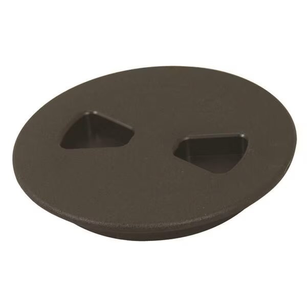 DPS-4-1-DP 4 in. Sure-Seal Screw Out Deck Plates, Black, T-H Marine, Mfr#: 3001.1121