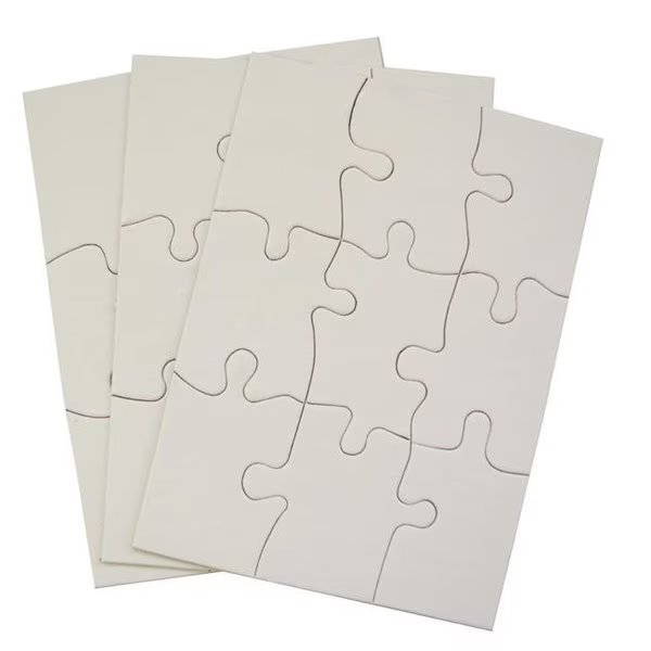 Inovart 2715 4 x 5.5 in. Puzzle-It Blank Puzzles - 9 Piece - 24 Per Pack, Inovart, Mfr#: 2715