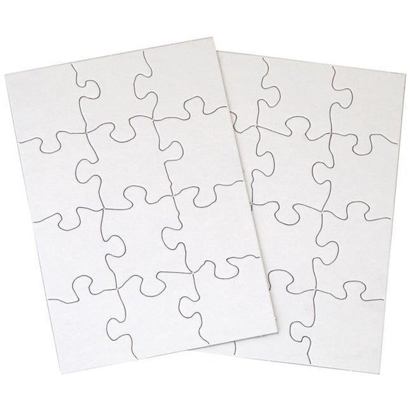 Inovart 2702 5.5 x 8 in. Puzzle-It Blank Puzzles - 12 Piece - 24 Per Pack, Inovart, Mfr#: 2702