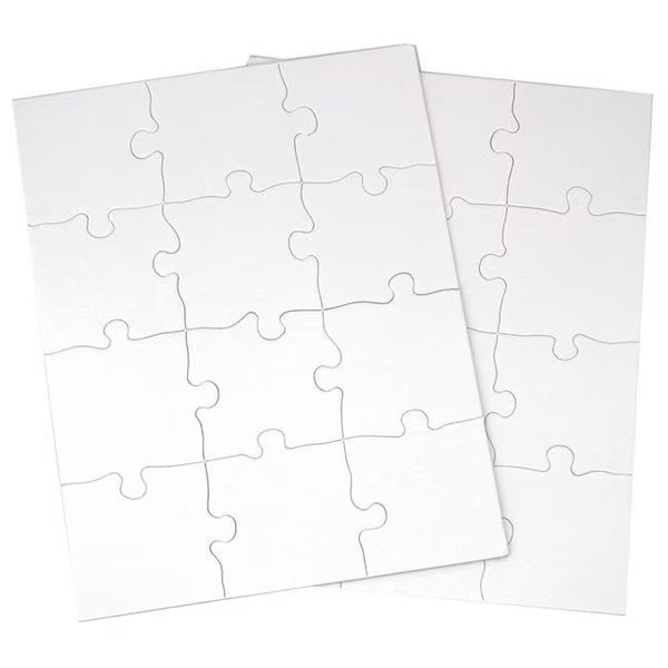 Inovart 2717 8.5 x 11 in. Puzzle-It Blank Puzzles - 12 Piece - 24 Per Pack, Inovart, Mfr#: 2717