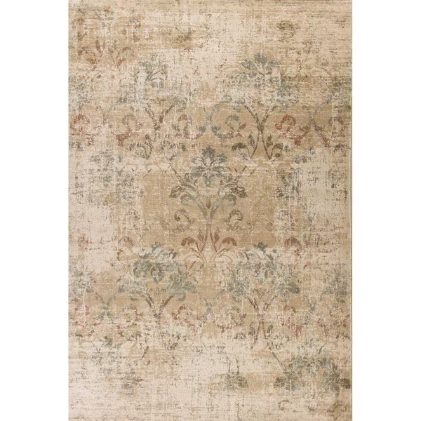 3 ft. 3 in. x 4 ft. 11 in. Polypropylene Champagne Area Rug, Palacedesigns, Mfr#: PA2627193