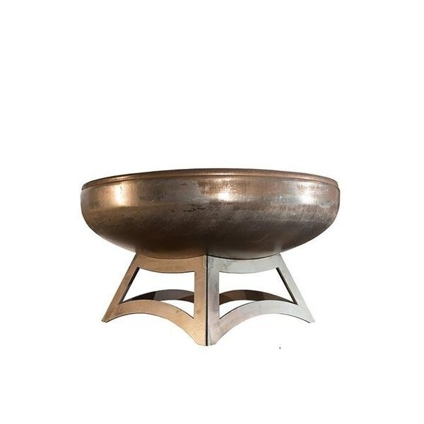 Ohio Flame OF24LTY-HB 24 dia. Liberty Natural Steel Hollow Base Fire Pit, Ohio Flame, Mfr#: OF24LTY_HB