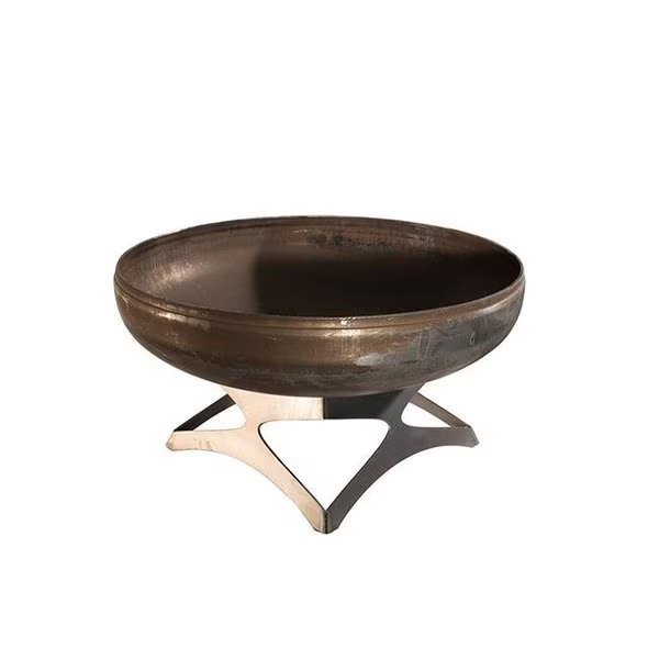 Ohio Flame OF24LTY-CB 24 dia. Liberty Natural Steel Curved Base Fire Pit, Ohio Flame, Mfr#: OF24LTY_CB