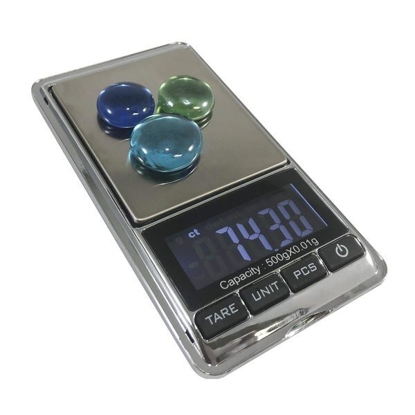 Optima Home Scales Sterling Pocket Scale with Lid Weighing Tray, Silver - 100 x 0.01 g, Moon Knight, Mfr#: OP385104