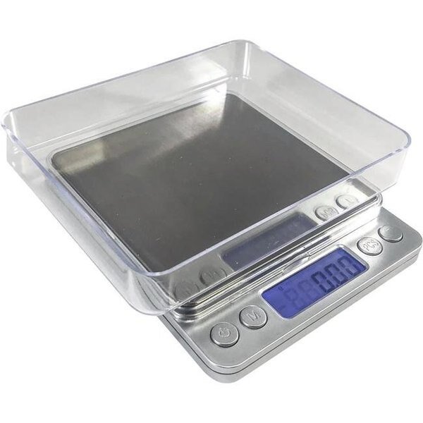 Optima Home Scales TI-502 Titanium Stainless Steel Platform Large Pocket Scale - 500 x 0.01 g, Moon Knight, Mfr#: TI-502