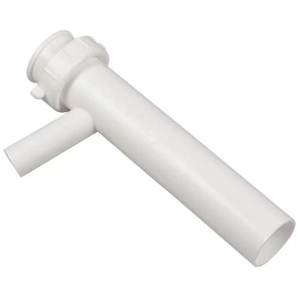 Dishwasher Tailpiece, 1.5 in., Plastic for Use with Direct Connect Tubes, Templeton, Mfr#: TE1837101