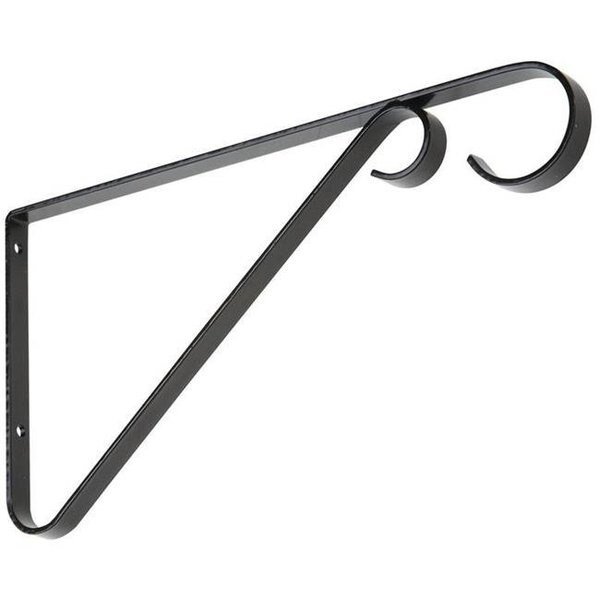 9 in. Hanging Plant Brackets N274-563; Black, Homepage, Mfr#: HO426797