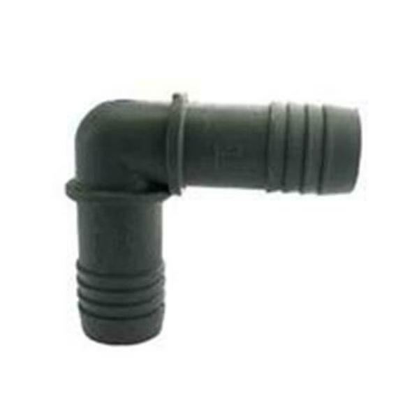 0.5 in. 90 deg Boshart Hose Elbow, Polyethylene - Gray, Boshart Industries, Mfr#: 277921