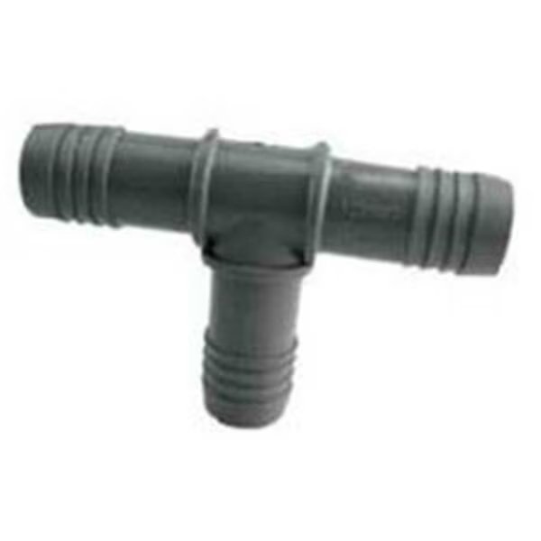 1 in. Boshart Hose Tee Pipe, Grey - Polyethylene, Boshart Industries, Mfr#: 278549
