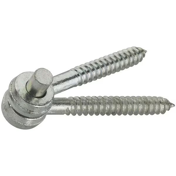 0.625 x 5 in. Screw Hook & Eye Hinges, Zinc Plated, Homepage, Mfr#: HO2629914