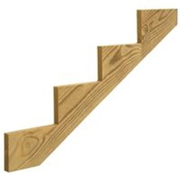 Universal Forest Products 7295322 47.5 in. 4-Step Stair Stringer, Universal Forest, Mfr#: 7295322