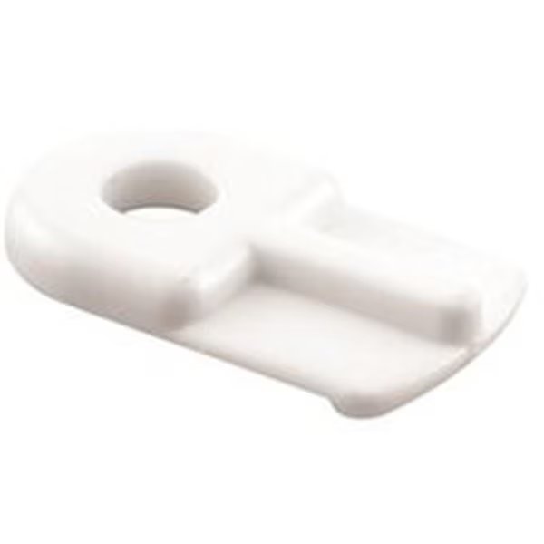 Flush Screen Clip; 0.50 x 0.875 in. White, Manmade, Mfr#: MA447575