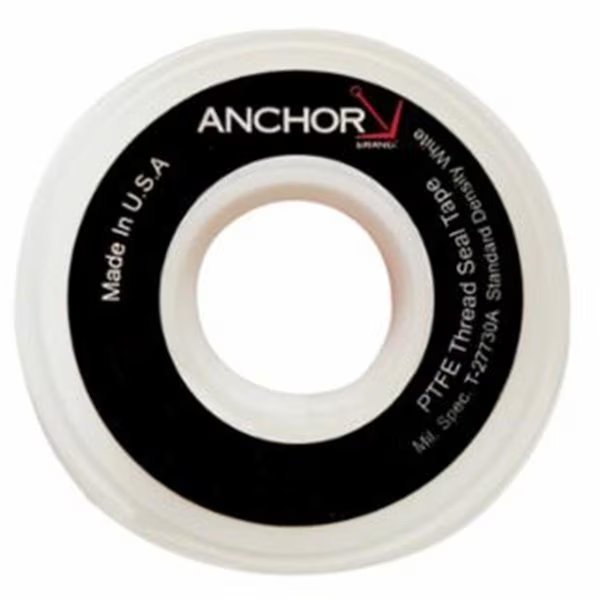102-1-4X1296PTFE 0.25 x 1296 in. Thread Sealant Tapes - White, Anchor, Mfr#: AN389702
