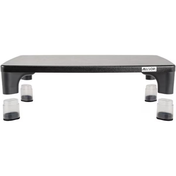 Allsop 32190 Hi-Lo Adjustable Monitor Stand; Black, Allsop, Mfr#: 32190