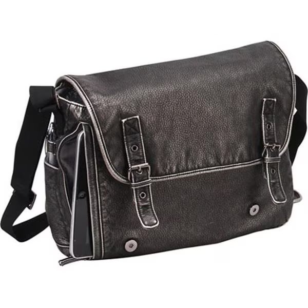 Preferred Nation P2576 BLK The Mason Messenger - Black, Preferred Nation, Mfr#: P2576 BLK