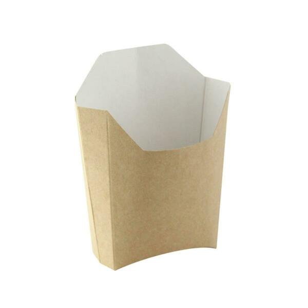 5.3 x 4.5 x 7.1 in. Large Kraft French Fry Pails, Packnwood, Mfr#: 210PFMBRUN