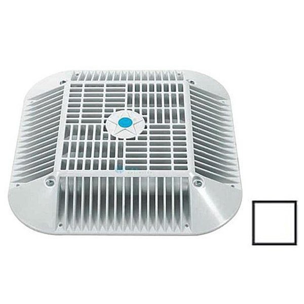 12 to 16 in. Retrofit Square Anti-Entrapment Suction Outlet Cover; White, Aquastar, Mfr#: 1216101