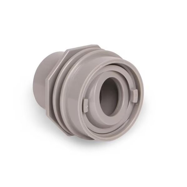 Super-Pro 25555-000-000 1 x 1.5 in. Return Fittings Flush Mount Insider; White, Super-Pro, Mfr#: 25555-000-000