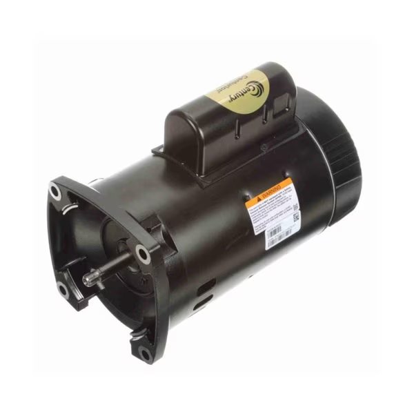115-230V 3450 RPM Up ODP Rated Square Flange Single Phase Pool Motor, Regal Beloit, Mfr#: RE393844