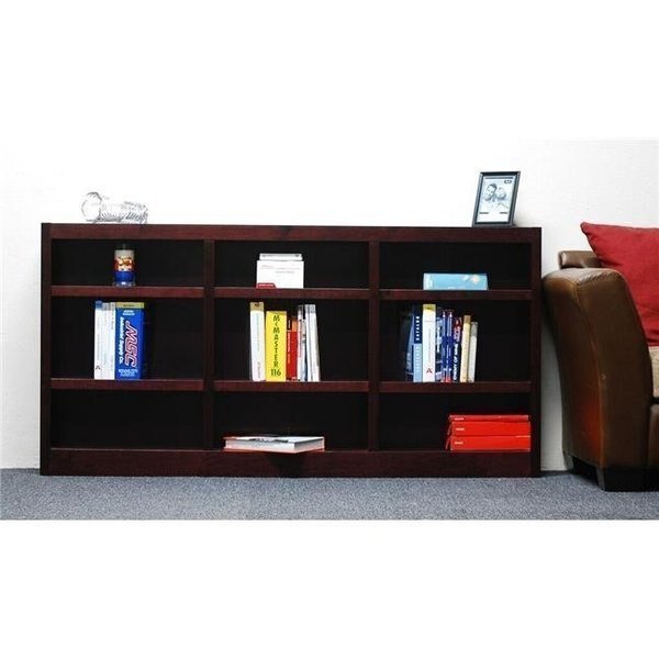 Concepts in Wood MI7236-C Wall Storage Unit Bookcase - Cherry Finish, Concepts In Wood, Mfr#: MI7236-C