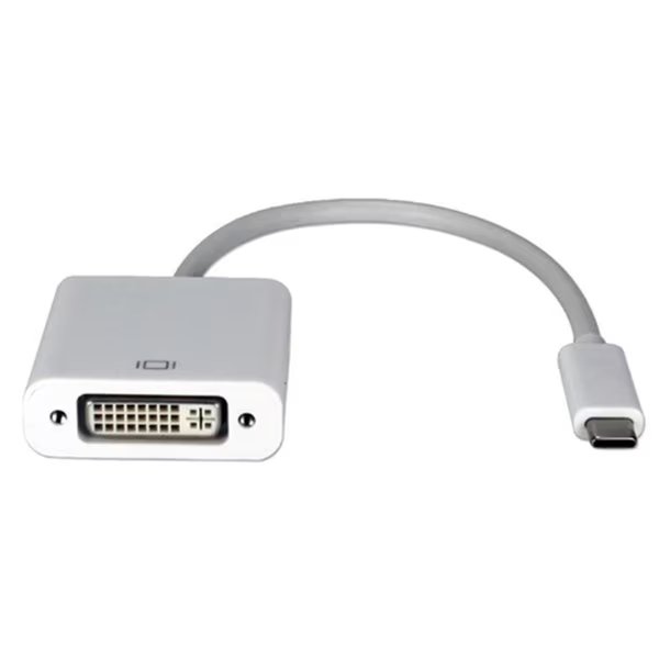 QVS USBCDVI-MF 30 Hz USB-C; Thunderbolt 3 to DVI Video Converter, Qvs, Mfr#: USBCDVI-MF