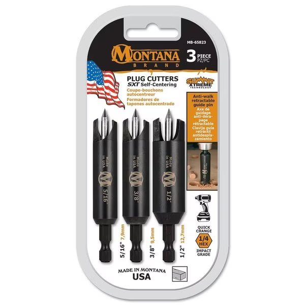 Montana Brand MB-65823 HD  Self Centering Plug Cutter, Montana Brand, Mfr#: MB-65823