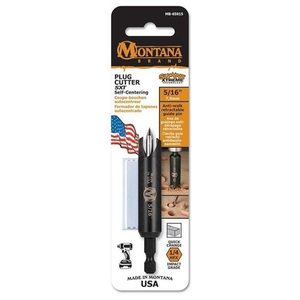 Montana Brand MB-65915 5-16 in. HD  Self Center Plug Cutter, Montana Brand, Mfr#: MB-65915