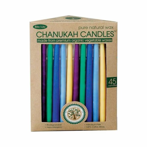 Judaica Vegetable Wax Chanukah Candles, Rite Lite, Mfr#: C-23-MN2