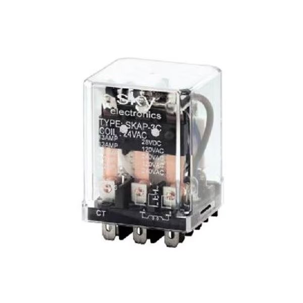 Relay & Control SKAP-3C-120VAC 20V AC Coil 11 Pin Square Base Plug-in Relays, Relay & Control, Mfr#: SKAP-3C-120VAC