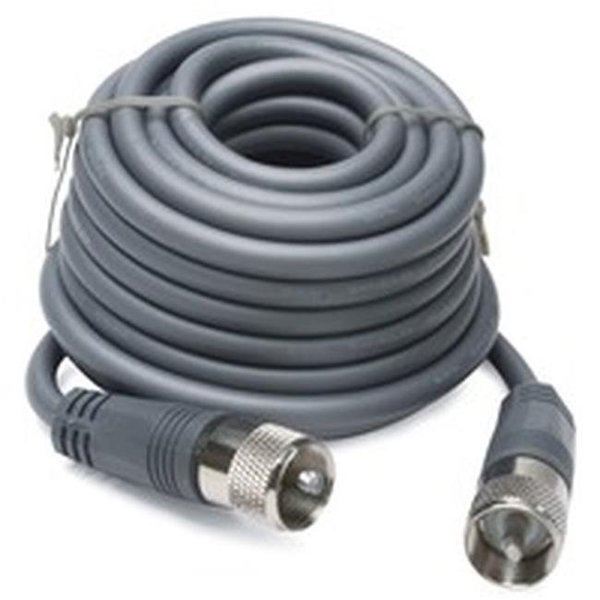 Astatic 8X9 9 ft. Pre-Made RG8X Mini Gray Coaxial Cable, Astatic, Mfr#: 8X9