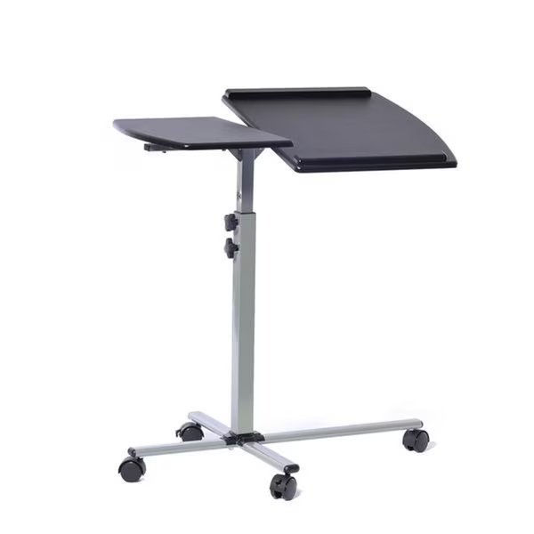 Rolling Adjustable Laptop Cart, Graphite - 30-35 x 29.5 x 17.5 in., Back2Basics, Mfr#: BA2647850