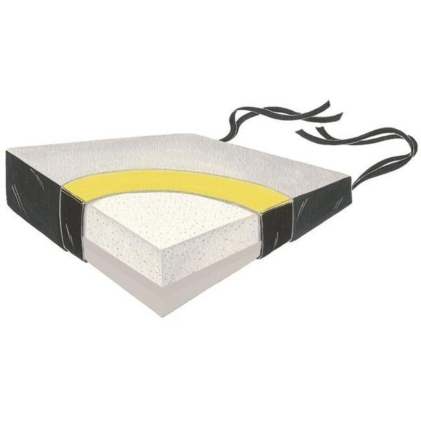 Skil-Care 754039 4 x 2 in. Wedge Foam Soft Foundation 16 in. Two Color Vinyl Cushion, Skil-Care, Mfr#: 754039