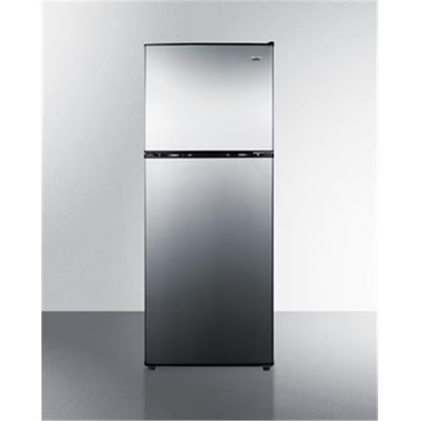 Summit Appliance CP972SS 22 in. Freestanding Top Freezer Refrigerator; Black, Summit Appliance, Mfr#: CP972SS