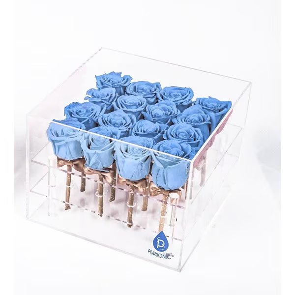 Preserved RosesBlue 16 Count, Pursonic, Mfr#: PR16BE