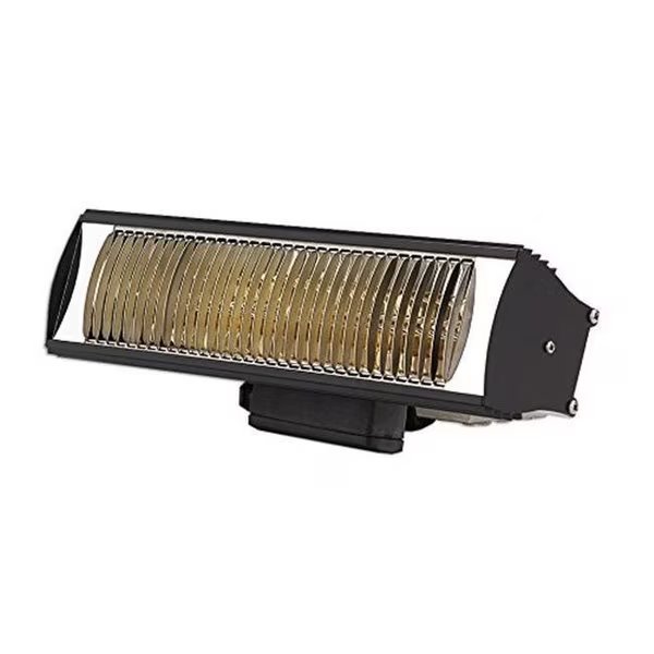 SunHeat 90190010 Outdoor Weatherproof Electric Wall Mounted Heater with Bluetooth & Remote Control; Black-1500w-120v, Sunheat, Mfr#: 90190010