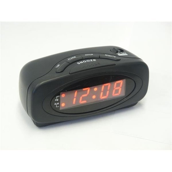 Sonnet Industries T-1936 LED Alarm Clock; Matte Black, Sonnet Industries, Mfr#: T-1936