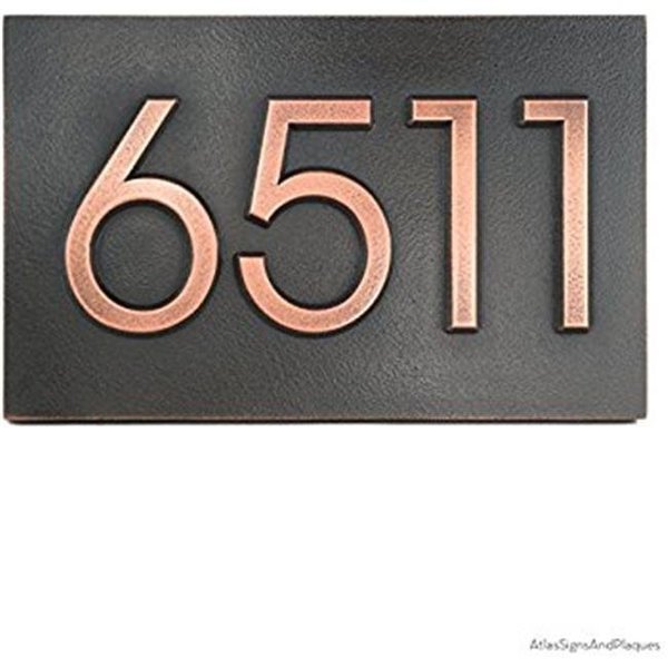 Special Lite Products MP-454-MOC Side Mounting Address Plaques; Mocha, Special Lite Products, Mfr#: MP-454-MOC