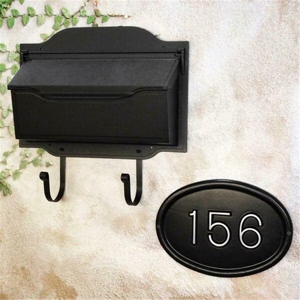 Contemporary Top Mount Address Plaque, Swedish Silver, Special Lite Products, Mfr#: MP-452-SW