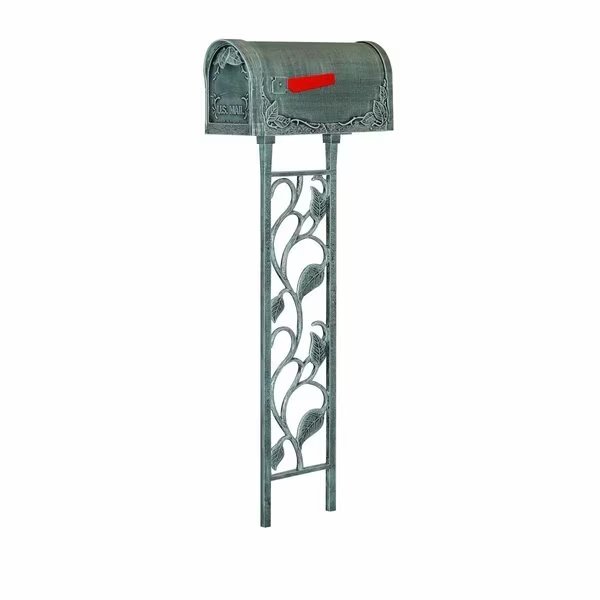 Floral Curbside with Floral Mailbox Post, Verde Green, Special Lite, Mfr#: SCF-1003_450-VG