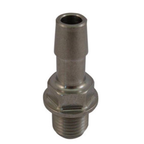 0.25 in. MPT x 0.37 in. RB Stainless Steel & Jacuzzi Drain Plug Adapter with O-Ring, Araba Vector, Mfr#: AR2150211