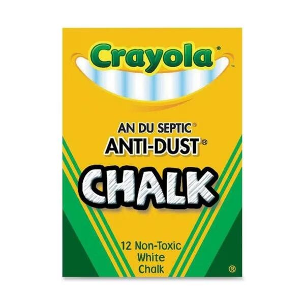 Anti Dust Chalk - White, Lorell, Mfr#: CYO501402