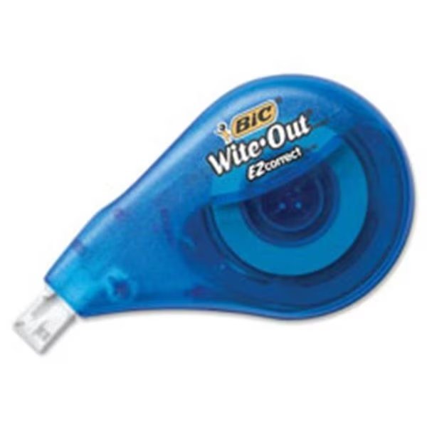 Bic BICWOTAPP11BX Wite-Out EZ Correct Correction Tape; White, Bic, Mfr#: BICWOTAPP11BX